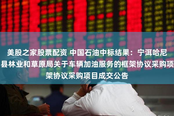 美股之家股票配资 中国石油中标结果：宁洱哈尼族彝族自治县林业和草原局关于车辆加油服务的框架协议采购项目成交公告